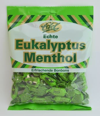 Eukalyptus Menthol Bonbons im Beutel